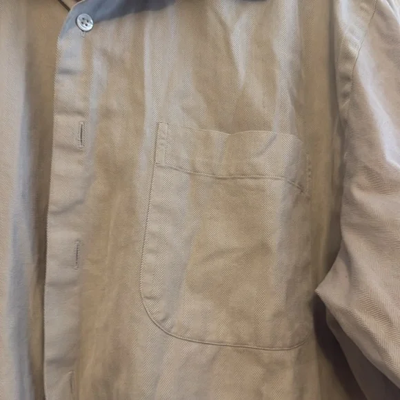 Men’s John W Nordstrom Grey Dress Shirt Size 16/33 - Picture 4 of 7